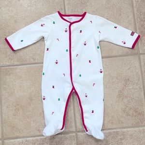 Carter’s My 1st Christmas Schiffli Footie Sleeper